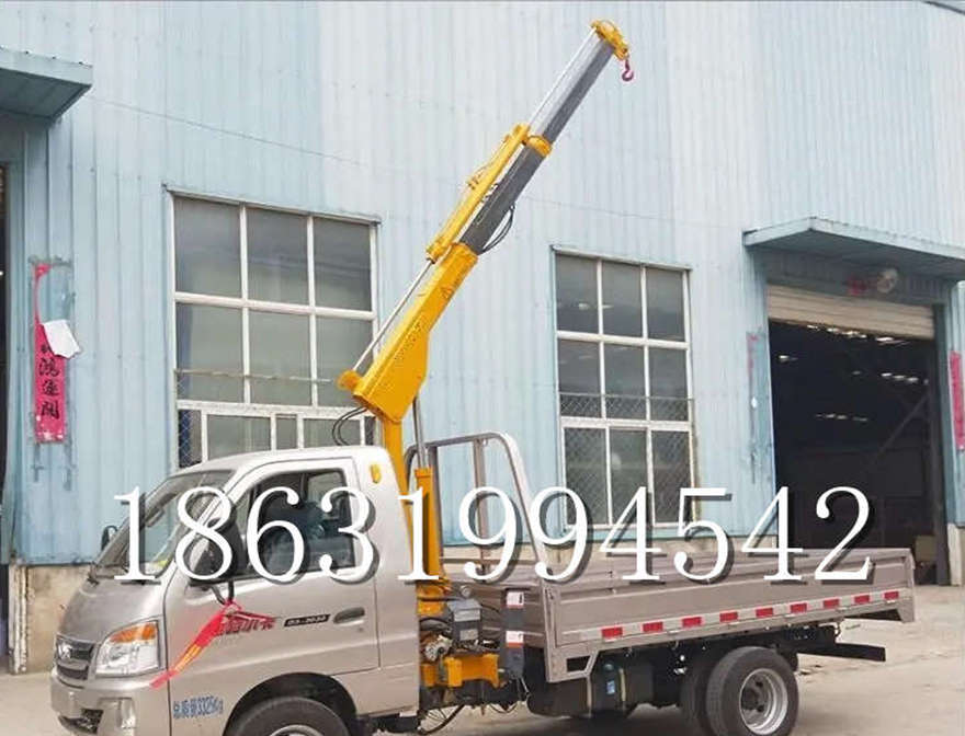 泊头市车载吊机车载汽车液压吊臂车载吊机小型蜘蛛吊包安装220v移动吊机1/2吨吊机